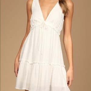 white mini dress!